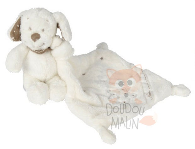 Influx mouchoir chien blanc marron 